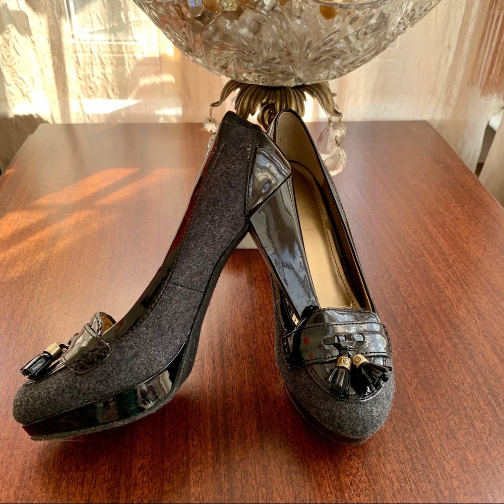 Loafer Heels w/ Tassels Size 5.5